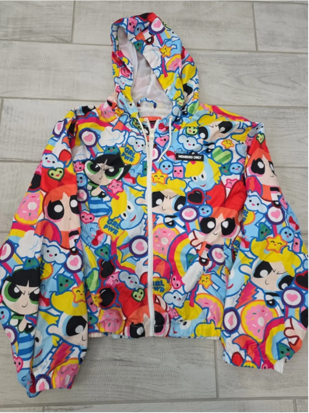 Member Only Power Puff Girls Cartoon Network Jacket Size 3XL